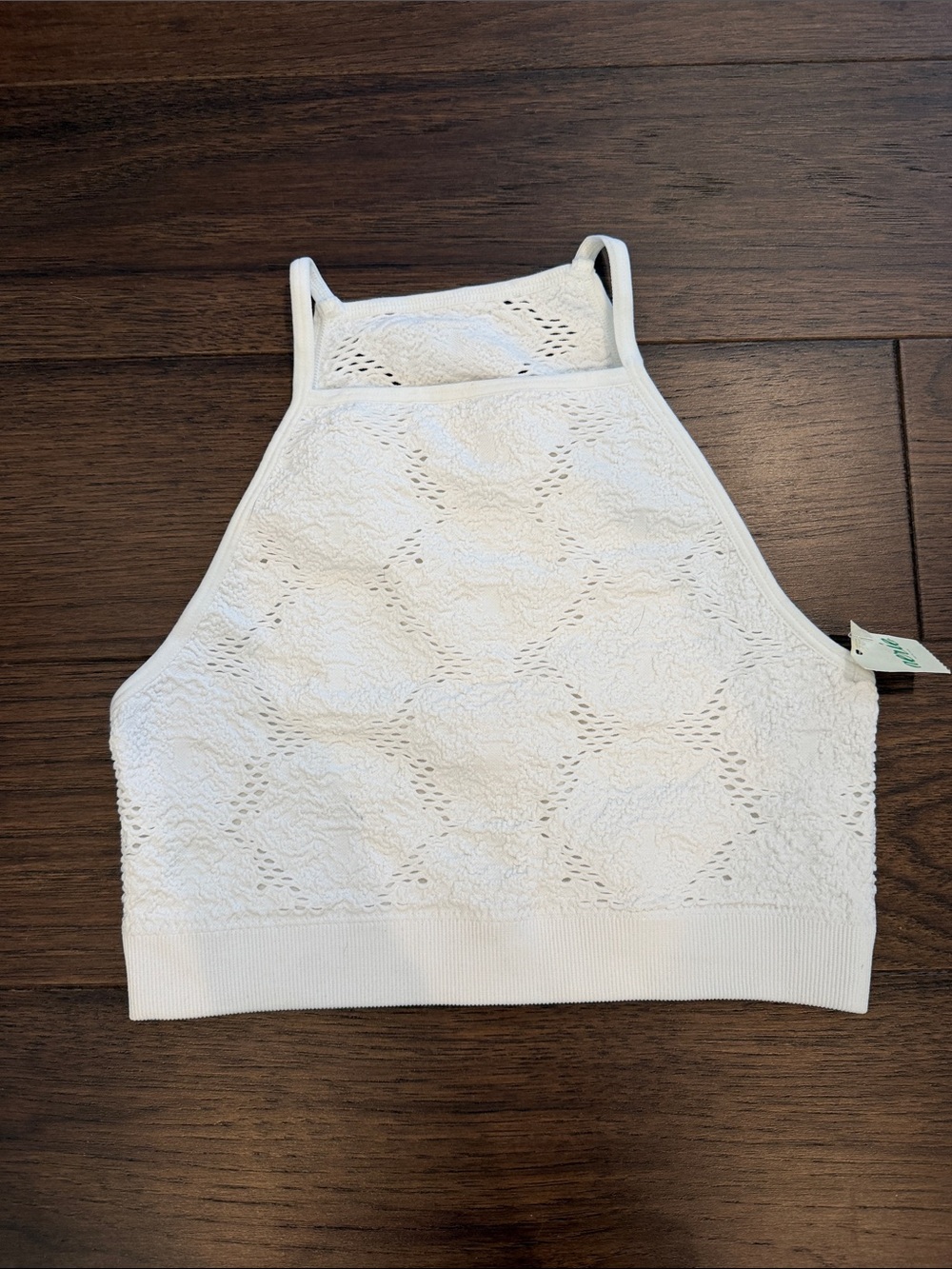 aerie White Lace Sports Bra Size XS NWT - C53-017